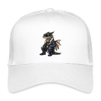 Dragon Cool Hiver - Casquette trucker enfant - blanc - Devant
