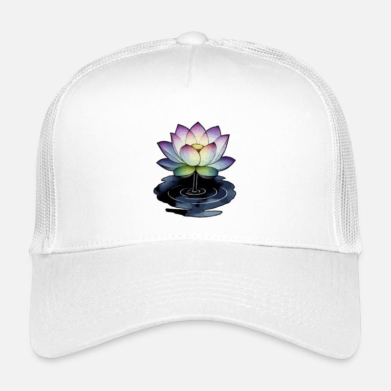 Lotus in der Pfütze Kinder Trucker-Cap