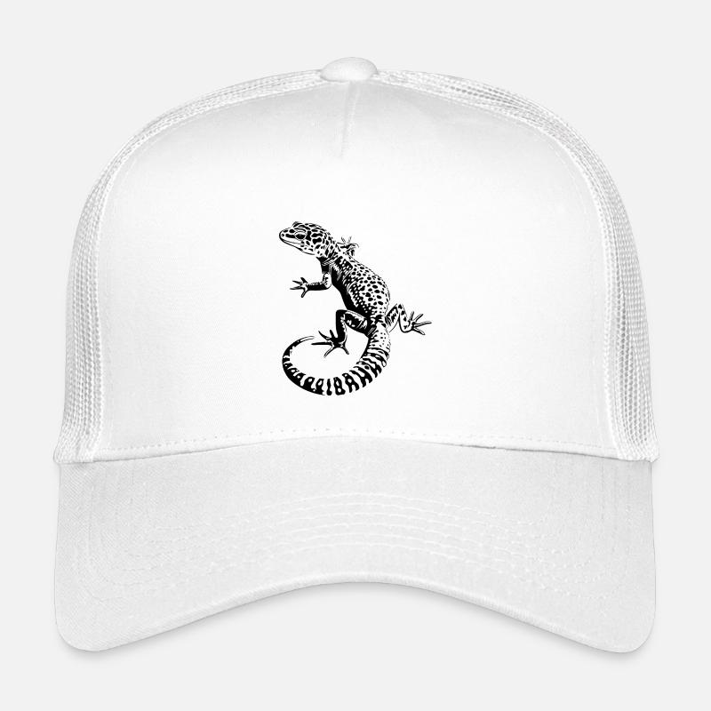 Leopardgecko - Kids’ Trucker Cap - white