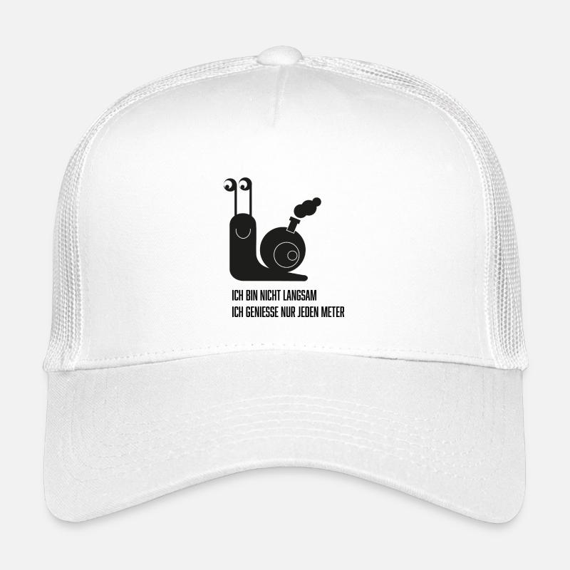 Schnecke mit lustigem Spruch Kinder Trucker-Cap