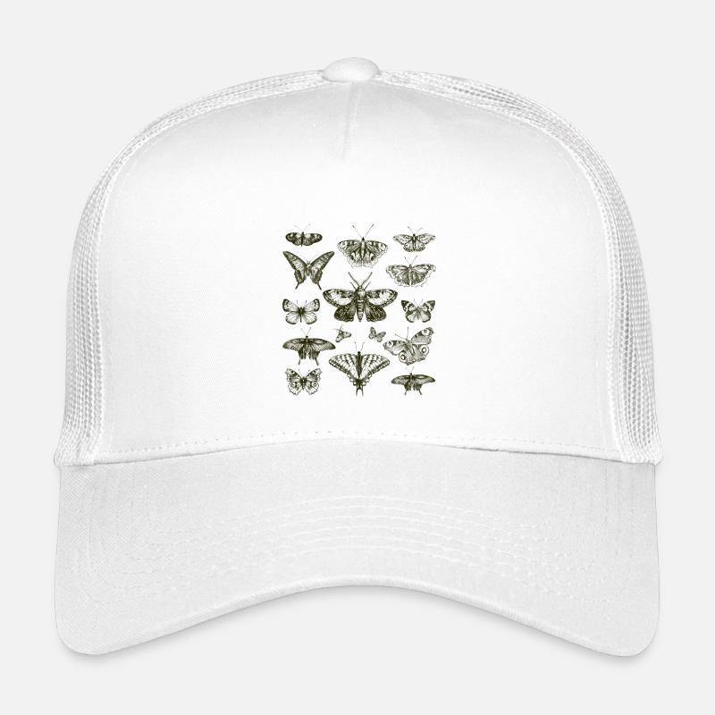 Papillons dessinés à la main vintage Casquette trucker enfant
