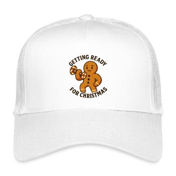 Gingerbread Hero Strength Training for the Holidays - Kids’ Trucker Cap - white - Front