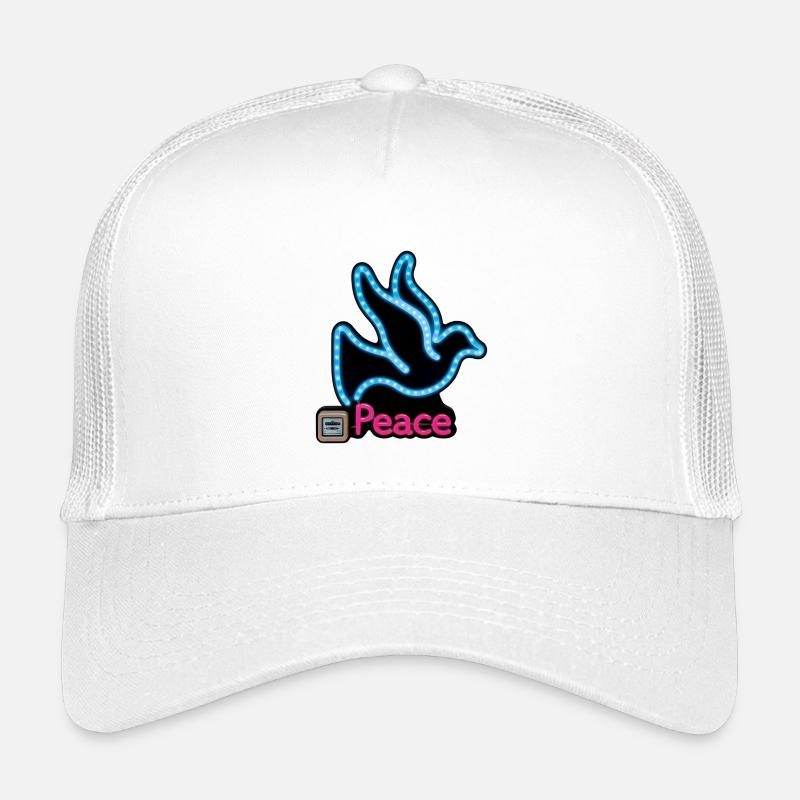 DOVE NEON – Frieden & Liebe Kinder Trucker-Cap