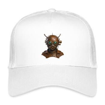 STEAM MARTIAN - steam punk'n'roll - Kids’ Trucker Cap - white - Front