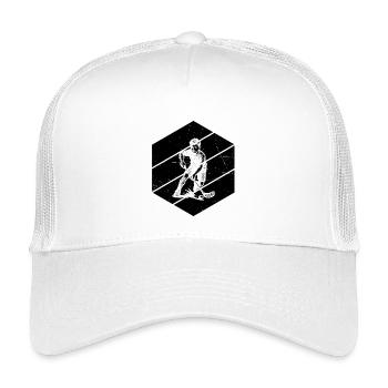 Short and clear floorball - Kids’ Trucker Cap - white - Front