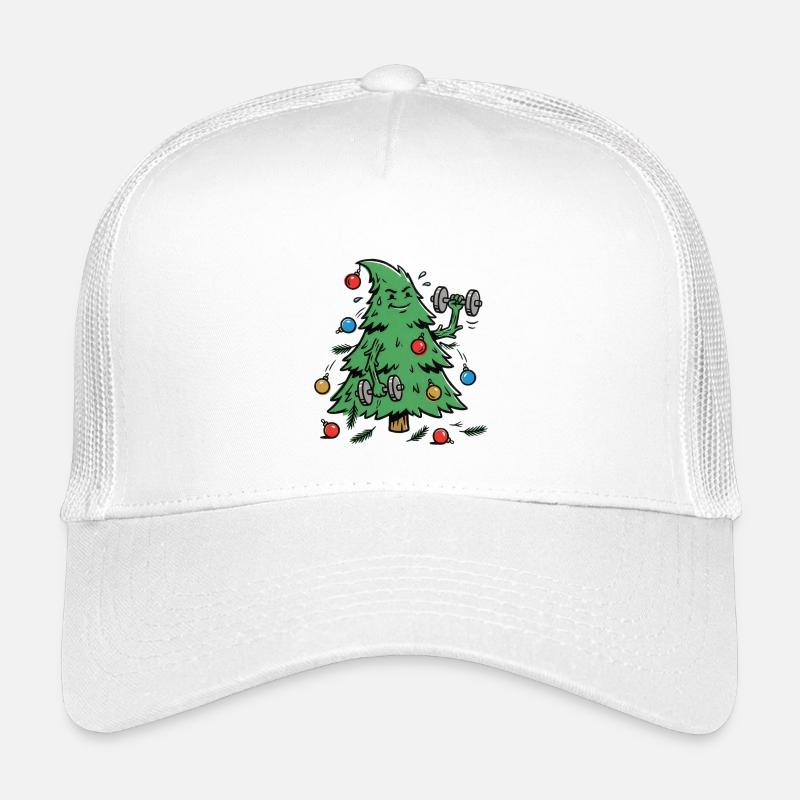 Train hard, decorate harder - Kinder Trucker-Cap - Weiß