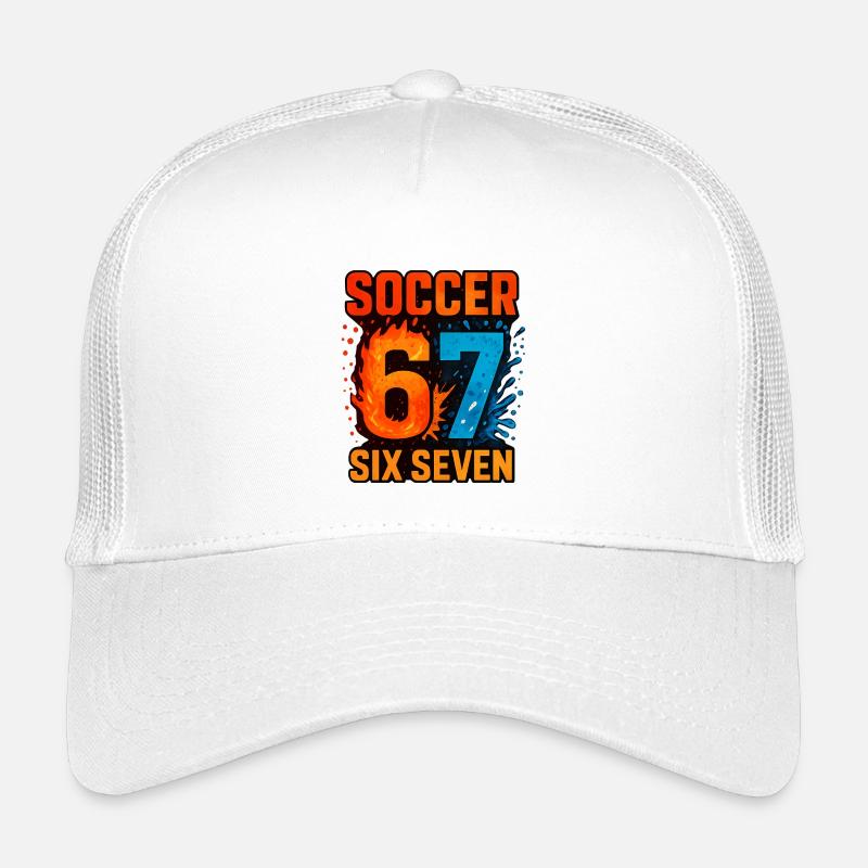 Soccer 67 | Six Seven - Kinder Trucker-Cap - Weiß