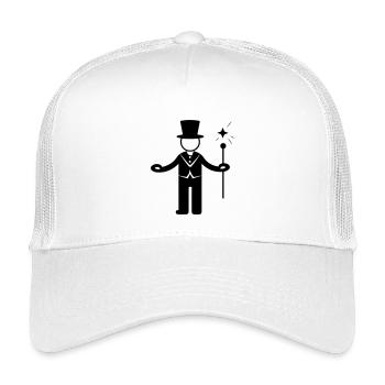 Magier Zauberer Zirkus - Kinder Trucker-Cap - Weiß - Vorne