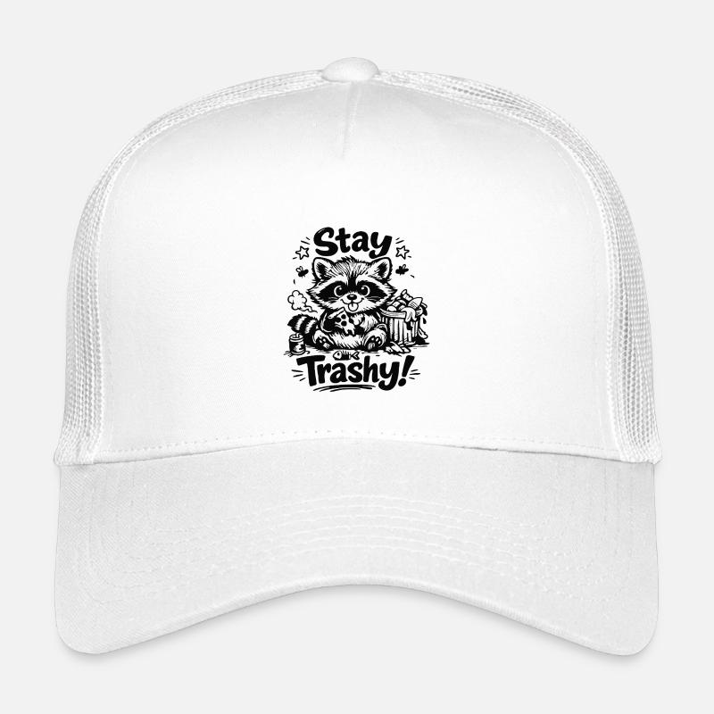 Motif de griffonnage de raton laveur trash Casquette trucker enfant