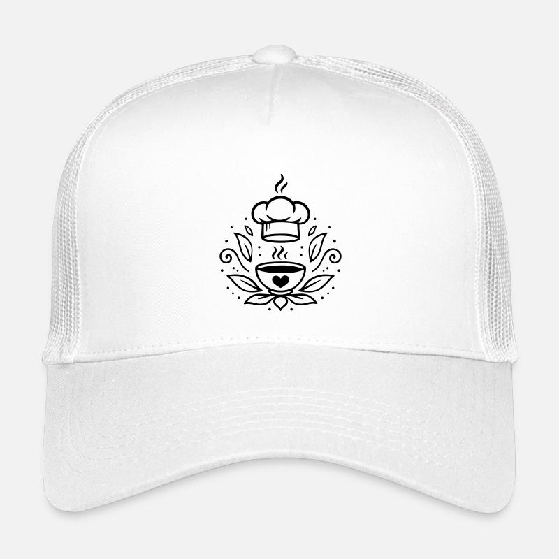 Vegan Cooking Bowl with Heart & Chef's Hat Kids’ Trucker Cap
