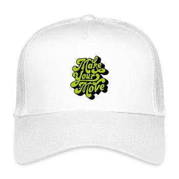 Mach deinen Zug - Kinder Trucker-Cap - Weiß - Vorne