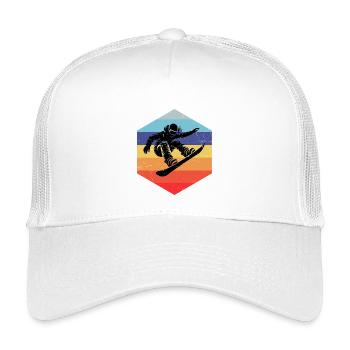 Snowboard Love Clear Cherche du snowboard pour - Casquette trucker enfant - blanc - Devant