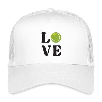 Tennis Lover - Kids’ Trucker Cap - white - Front