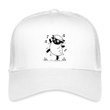 Tanzende Schafe - Kinder Trucker-Cap - Weiß - Vorne