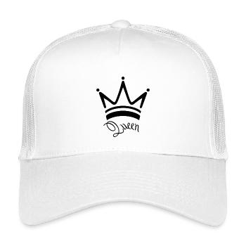 Reine Saint-Valentin, anniversaire de mariage ou design de couple - Casquette trucker enfant - blanc - Devant
