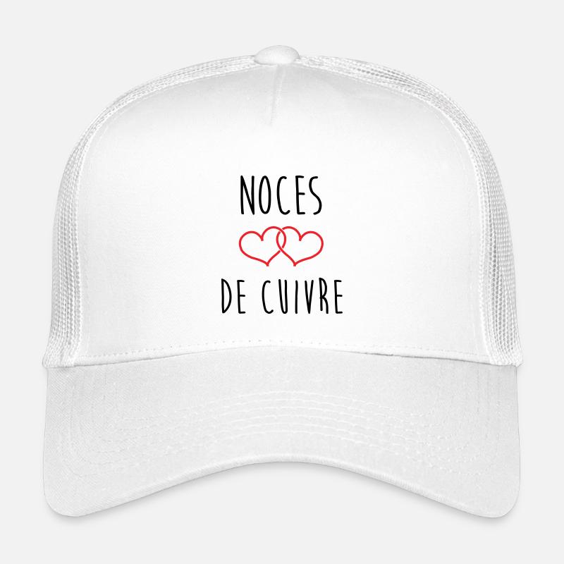 noces de cuivre 32 ans de bonheur Casquette trucker enfant