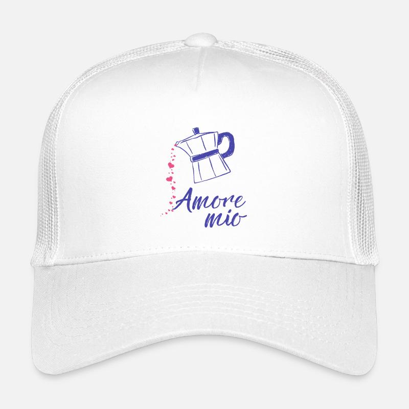 Amore_mio_epsresso_herz_ Kinder Trucker-Cap