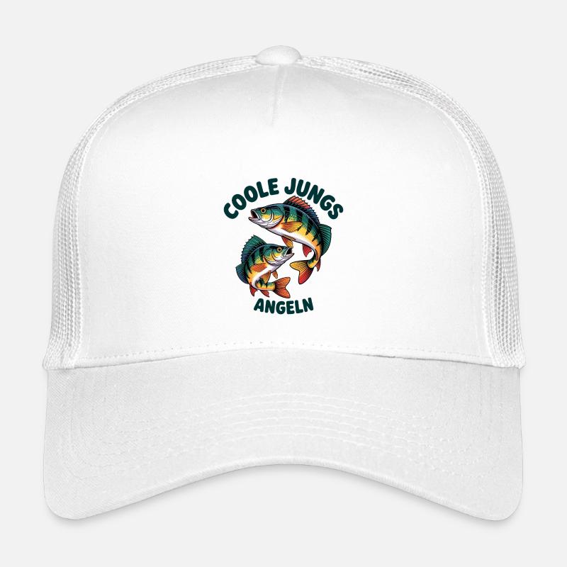 Coole Jungs Angeln Kinder Trucker-Cap
