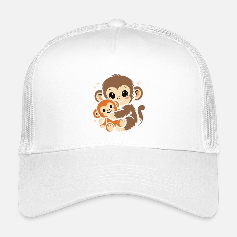 Punch Monkey Affe Kinder Trucker-Cap