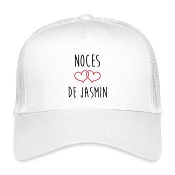 Hochzeitstag – Jasmine-Hochzeit (66 Jahre) - Kinder Trucker-Cap - Weiß - Vorne