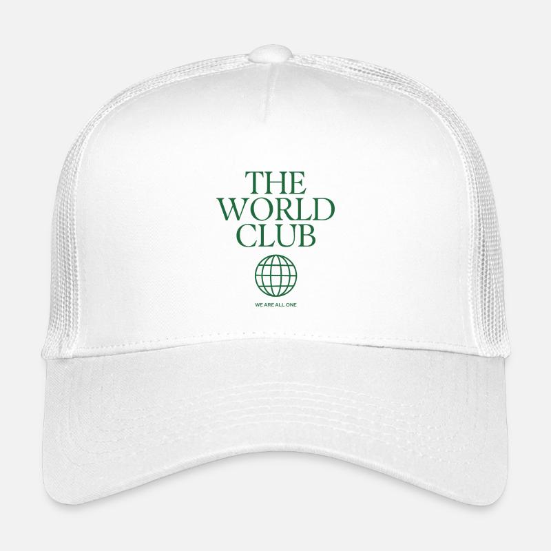 Logo du World Club Vert Casquette trucker enfant