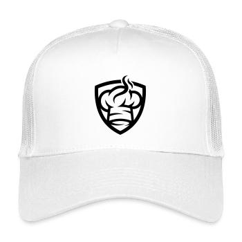 Kochmütze Symbol Chefkoch - Kinder Trucker-Cap - Weiß - Vorne