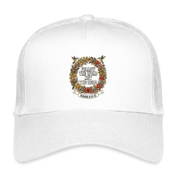 Folge dem Wort, nicht der Herde, Kolibris - Kinder Trucker-Cap - Weiß - Vorne