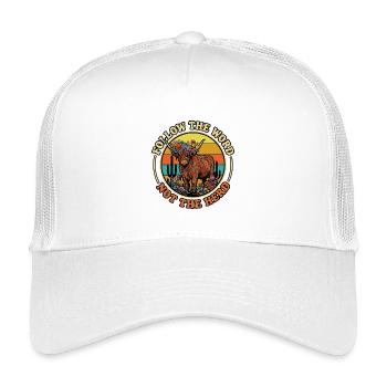 Folge dem Wort Nicht der Herde Christ - Kinder Trucker-Cap - Weiß - Vorne
