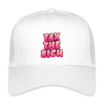 Taxer les riches - Casquette trucker enfant - blanc - Devant