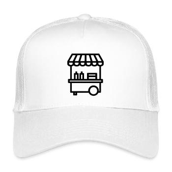 Street Food Cart - Kinder Trucker-Cap - Weiß - Vorne