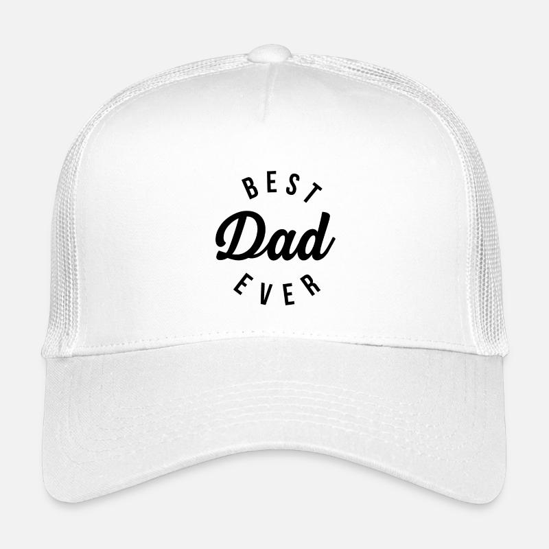 Papa Held 2026 Best Dad Ever Kinder Trucker-Cap