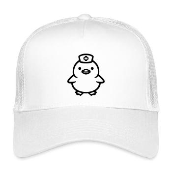 infirmière - Casquette trucker enfant - blanc - Devant