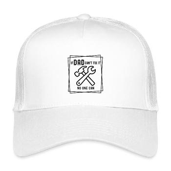 If Dad can't fix it - no one can - Kids’ Trucker Cap - white - Front
