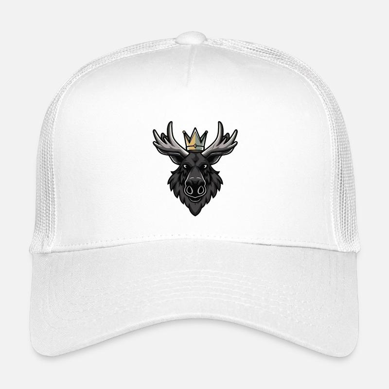 Elch Kopf Krone Kinder Trucker-Cap