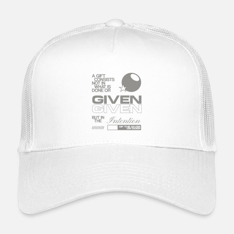Intention des Gebers – Geschenk Motiv Kinder Trucker-Cap