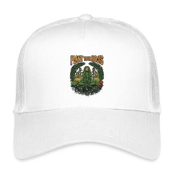 Plant Your Mind - Kids’ Trucker Cap - white - Front