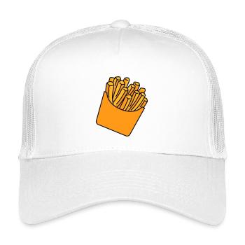 French Fries Illustration - Kids’ Trucker Cap - white - Front