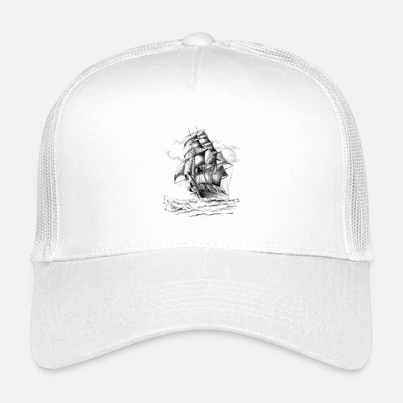 sailing ship Kids’ Trucker Cap