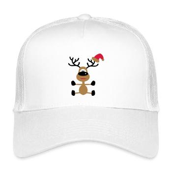Weihnachten - Kinder Trucker-Cap - Weiß - Vorne