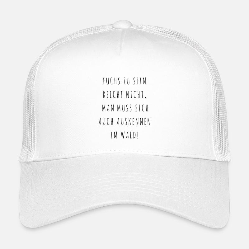 cooler schlauer Fuchs Füchse Spruch - Kinder Trucker-Cap - Weiß