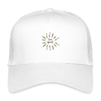 Free Spirit - Kids’ Trucker Cap - white - Front