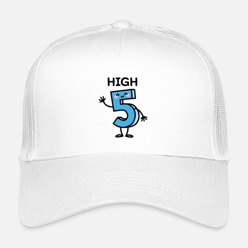 High 5 - anniversaire de numéro de dessin animé cinq ans Casquette trucker enfant