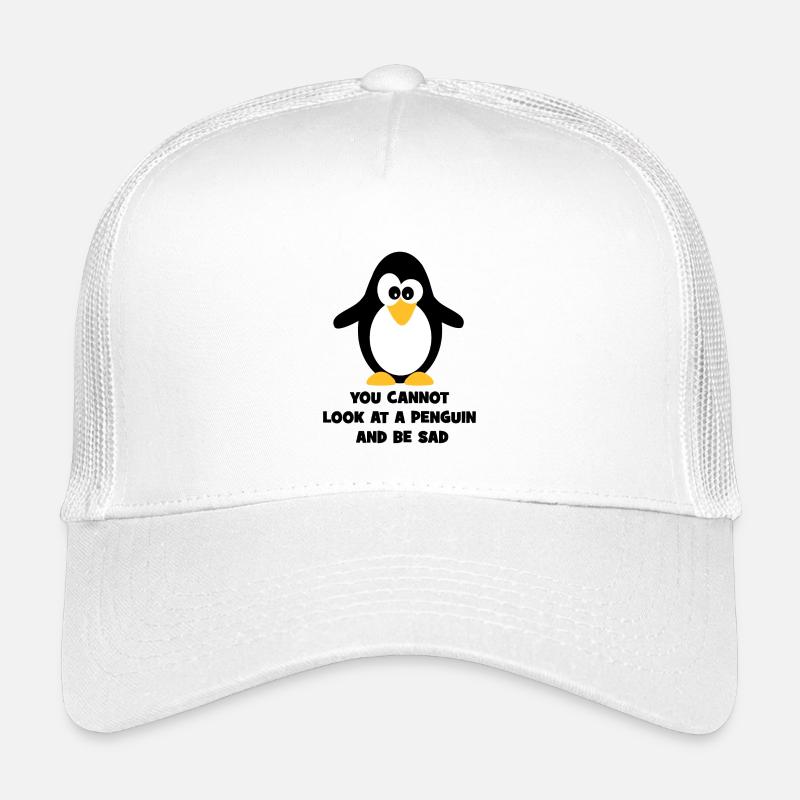 Pinguin - Kinder Trucker-Cap - Weiß