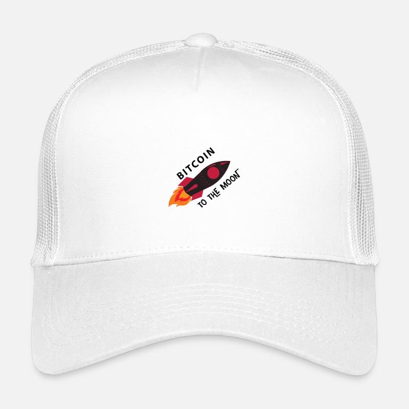 Bitcoin Rakete Mond Kinder Trucker-Cap