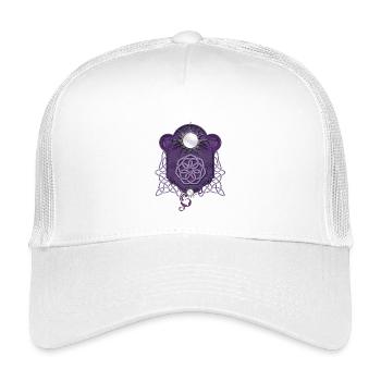 Eleganter dekorativer keltischer Knoten. - Kinder Trucker-Cap - Weiß - Vorne