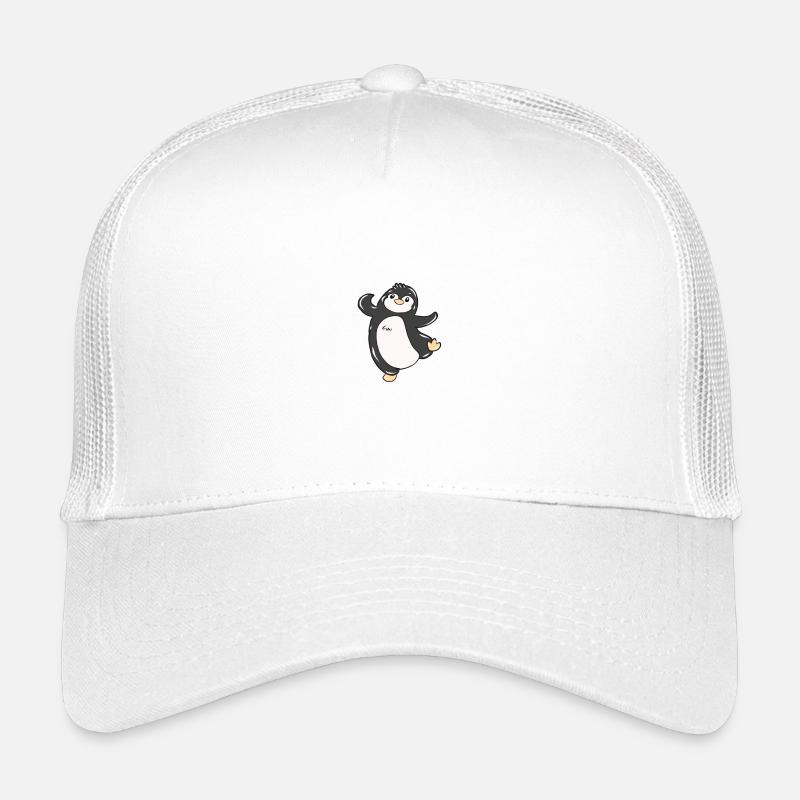 Pinguin - Kinder Trucker-Cap - Weiß