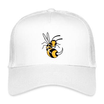 Wespe mit riesigen Stachel - Kinder Trucker-Cap - Weiß - Vorne