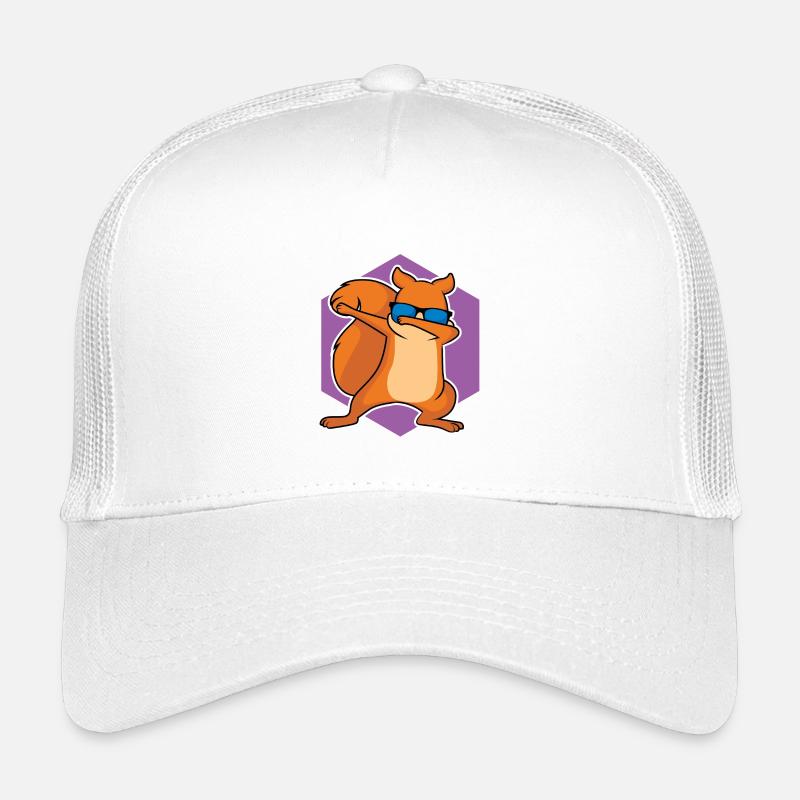 Tanzendes Eichhörnchen - Kinder Trucker-Cap - Weiß