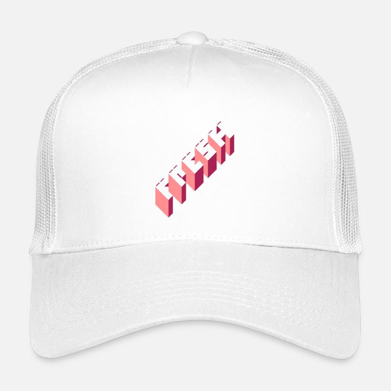 PETSCII fresh - Kinder Trucker-Cap - Weiß