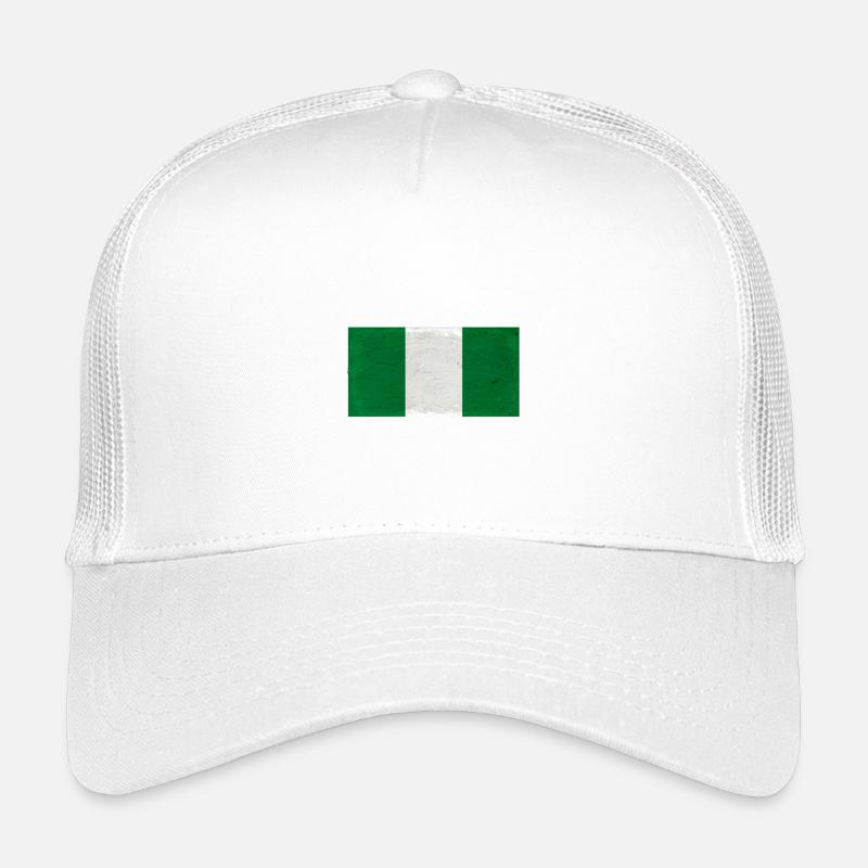 Nigeria's Flag Texture Kids’ Trucker Cap